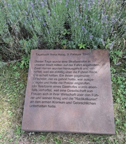 Gedenkort Anna Haag 06