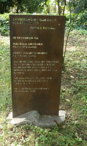 Gedenkort für Zwangsarbeiter und Zwangsarbeiterinnen 02