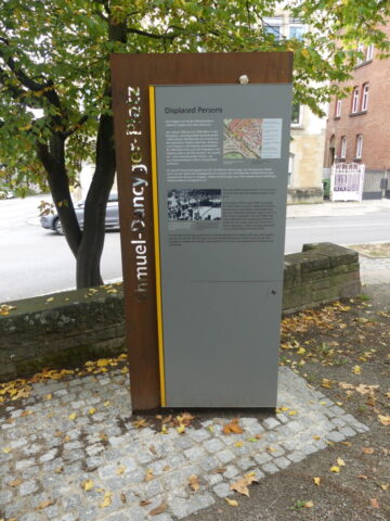 Gedenkstele Displaced Persons und Shmuel Dancyger 02